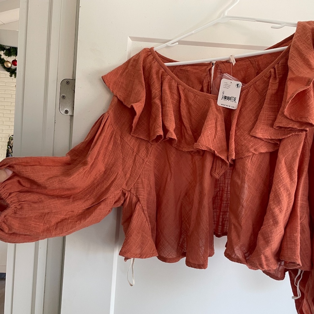 Open back shirt